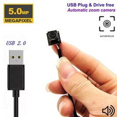 초미니카메라 C타입 AF 자동 초점 웹캠 고속 UVC OTG 2592*1944 30FPS 오디오 USB 카메라 모듈 5MP 미니 CCTV 감시 4K 8MP 15FPS, 7) Module 5MP USB 2.0, 7) Module 5MP USB 2.0