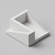 오일일 개업선물로 좋은 인테리어 명함꽂이, 화이트, 1개, 2단