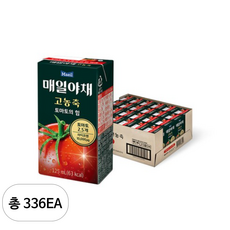 매일야채 고농축 토마토의 힘, 125ml, 336개