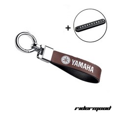 라이더무드 바이크 레더 키링 모음 폰넘버키링포함 혼다 야마하 두카티 KTM 스즈키 가와사키 하우주 할리 베스파, 야마하 브라운 키링, 1개
