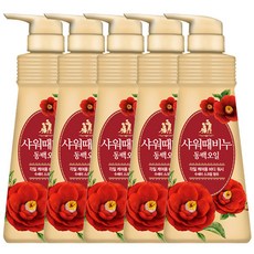 무궁화 동백오일 샤워 때비누 바디워시, 500ml, 5개