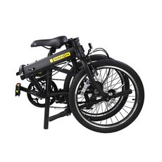 다혼 미니벨로 히트 접이식자전거, 블랙, 146cm