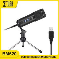 음소거 노브에 내장된 XTUA USB 콘덴서 마이크 모니터, 01 China, 01 BM620(Mute)