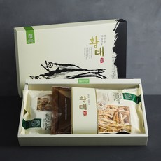 대관령 황태혼합선물세트 2호+쇼핑백 동봉 (황태포 2미+황태채 200g), 1개