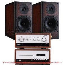 리크 LEAK Stereo130 Walnut+CDT+캐슬 나이트2 KNIGHT2 하이파이패키지, 스피커-엔틱오크칼라 - 리크cdt