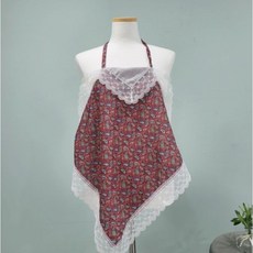 도도한상점 휴대용 식사 앞치마 매너 손수건 성인용 턱받이 무릎덮개겸용 식사앞치마 선물, 27. 인견레드 (+300원), 1개