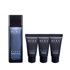 헤라 옴므 블랙 퍼펙트 스킨+헤라 블랙 퓨리파잉 클렌저15gX3개(증정), 120ml, 1개
