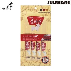 [3개묶음] 소고기눈물억제.눈건강 4p 애완반려 st0*248yH, 3개, 60g