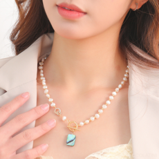 담수진주목걸이8mm
