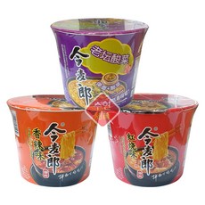[수연중국식품] 중국라면 중국 컵라면3가지맛, 3개