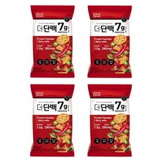 빙그레 더단백 팝칩 매콤살사맛44g 4개 다이어트간식 단백질, 44g