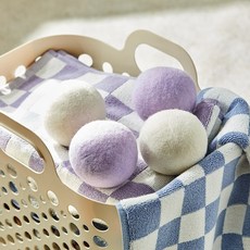 [모던하우스 충장점] 세탁 건조기 양모볼 4P 세트 -라벤더 CL0523003, (라벤더)세탁 건조기 양모볼 4P, 1개
