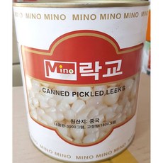 업소용 통조림 대형 대용 집 절임반찬 용락교 식재료 식당 대량락교 식자재 3Kg X6 !Lzus, 1개