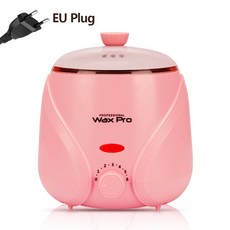 LULAA 히터 제모제 빠른 용융 콩 가열 도구 멜터 제모 왁싱 열 기계, Eu 플러그, Pink, 1개