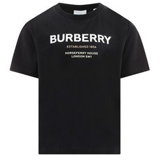 바이스트 [BURBERRY] 23SS 키즈 여성 로고 프린팅 크루넥 티셔츠 8064569