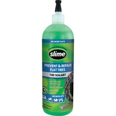 Slime 10008 Flat Tire Puncture Repair Sealant Pre Slime 10008 타이어 펑크 수리 실런트 예방 및 수리 튜브리스 모어 및 ATV, 24온스, 1개
