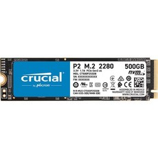 Crucial P2 500GB 3D NAND NVMe PCIe M.2 SSD Up to 2300 MB/s - CT500P2SSD8, 2TB