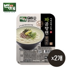 백제 파곰탕면 쌀국수 93.5g 2개 식사 중식 점심시간 정식 분식 혼밥, 93.5g × 2개