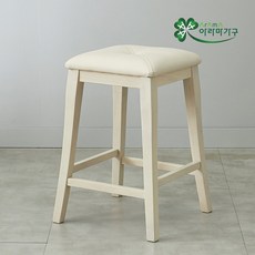  아라마 폰트원목사각바의자, 아이보리 