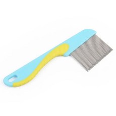 스테스강 반려동물 그루밍 털 치밀한 빗 제거 벼룩 이끼 브러시, 1개