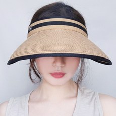 이코마켓 국산 더블리프 사계절 챙넓은 자외선차단 챙모자 여름 남자 여성 썬캡 모자 라탄 밀짚 라피아햇 여행 캠핑 등산 선캡
