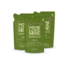  네이쳐러브메레 유아 핸드워시 거품 리필형 250ml, 레몬라임, 9개 