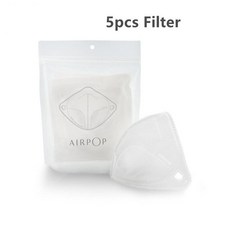 Xiaomi Airpop 마스크 교체 필터 칩 PM2.5 안티-헤이즈 휴대용 착용 xiaomi 공기 업데이트로 안티 스모그, 04 Only 5pcs Filter, 한개옵션1