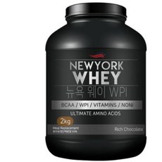 뉴욕웨이 WPI 단백질 보충제 초코맛 2kg 유당제로 프로틴, 1개
