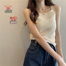 두터운 융털 브라탑 탱크탑 크롭탑 끈나시 여성 겨울 가을 보온 이너웨어 보여 민소매