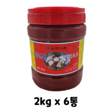 농민식품 비빔장 2kg X 6통, 6개