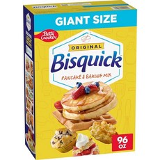 제너럴밀스 Betty CRoC 록ker Bisquick 오리지널 팬케이크 & 베이킹 믹스 자이언트 사이즈 2.7kg96온스 194456, 2.7kg, 1개