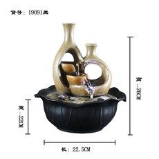 실내분수대 인테리어 가습돌 미니 가습기 운수대통 만사형통 개업선물 축하, 디자인 10