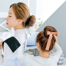 헤어끈 당고올림머리 리본테일 (15H453)
