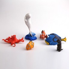 니모 피규어 니모를 찾아서 피규어 세트 아이선물, 오션스 6종 세트(pvc)개