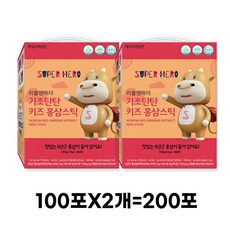 개성고려삼인 리틀앤마더 기초탄탄 키즈 홍삼스틱 100p, 2kg, 2개