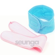 승아상점 얼굴화장 세안 마사지 미용실 헤어밴드 4481 세면, 블루, 1개