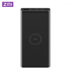 ZMI 10000 mAh 무선 보조베터리 (MFi 용) 번개 충전 용 Apple 용 18W 최대 10W 최대 Qi 인증 듀얼 USB C|보조 배터리|, 1개, add Type C cable, CHINA