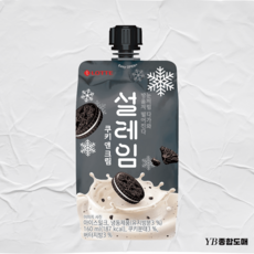 설레임 쿠키앤크림 아이스크림 160ml, 10개