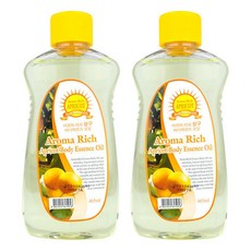 아로마 리치 바디오일 465ml 살구 x2개, 2개