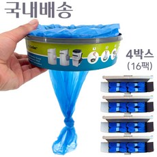  리터락커 에어씰 호환 리필 리터 라커 비닐 3+1 고양이 화장실, 3박스+1박스 