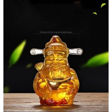 특이한 담금주 술병 선비모양 유리 양주병