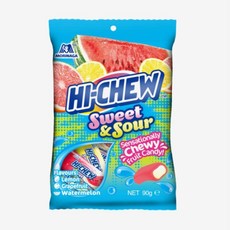 모리나가 하이츄 스윗앤사우어 캔디(파랑), 90g, 3개