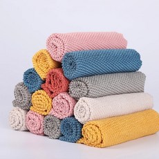 핸드 주방 신화 도구 가정 천 수건 행주 청소 타올 키친크로스 타월 아이디어 용품, 8pcs, 8개