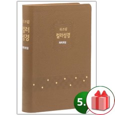 선물+위즈덤 [개역개정]컬러성경-대(천연우피/무지퍼/베이지)