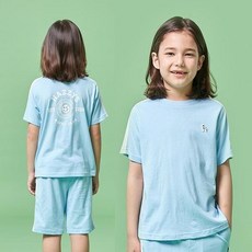 헤지스키즈 격 EARTH 반팔 상하세트 HTM72ST09G_BU114201