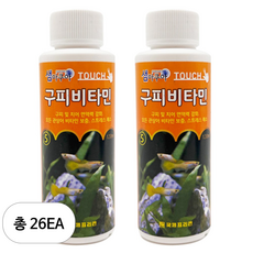 샘아쿠아 터치 구피 비타민, 120ml, 26개