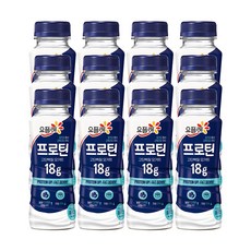 빙그레 요플레 프로틴 드링크 210ml 플레인 12입, 12개