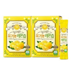 신세계몰2박스1일1레몬 리얼착즙 유기농 레몬즙 20g x 14포 총 28포, 28개, 2개