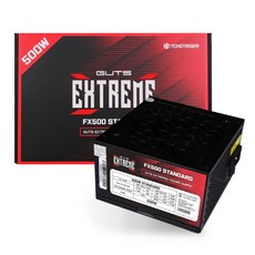 몬스타기어 몬스타 가츠 ExtremeX FX500 80PLUS STANDARD 파워, 1개, 선택하세요