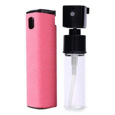 전화 화면 청소 스프레이 병 닦기 키트 애플 아이폰 아이패드 맥북 핸드폰 태블릿 LCD 클리너 살균 도구, [02] Pink without liquid, 02 Pink without liquid